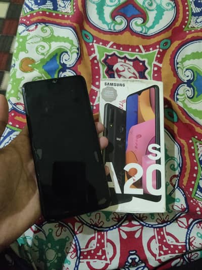 Samsung Mobile A20s with boxx