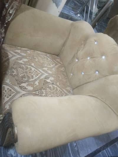king size sofa set 6 seater luxery very good