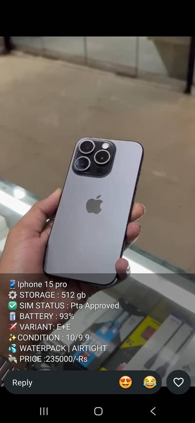 Apple iPhone 15 Pro