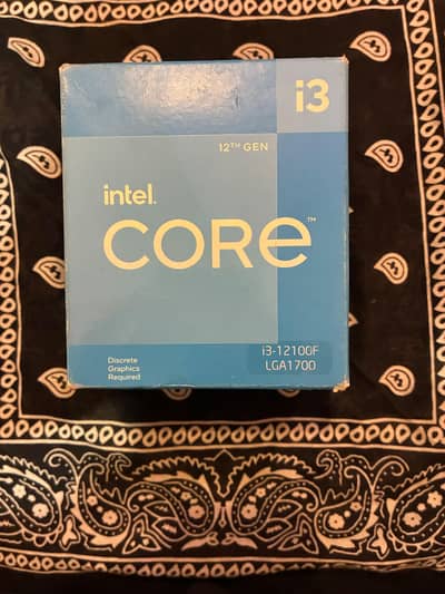 Intel Core i3 12100F 12th Gen LGA1700 CPU + Stock Cooler Box