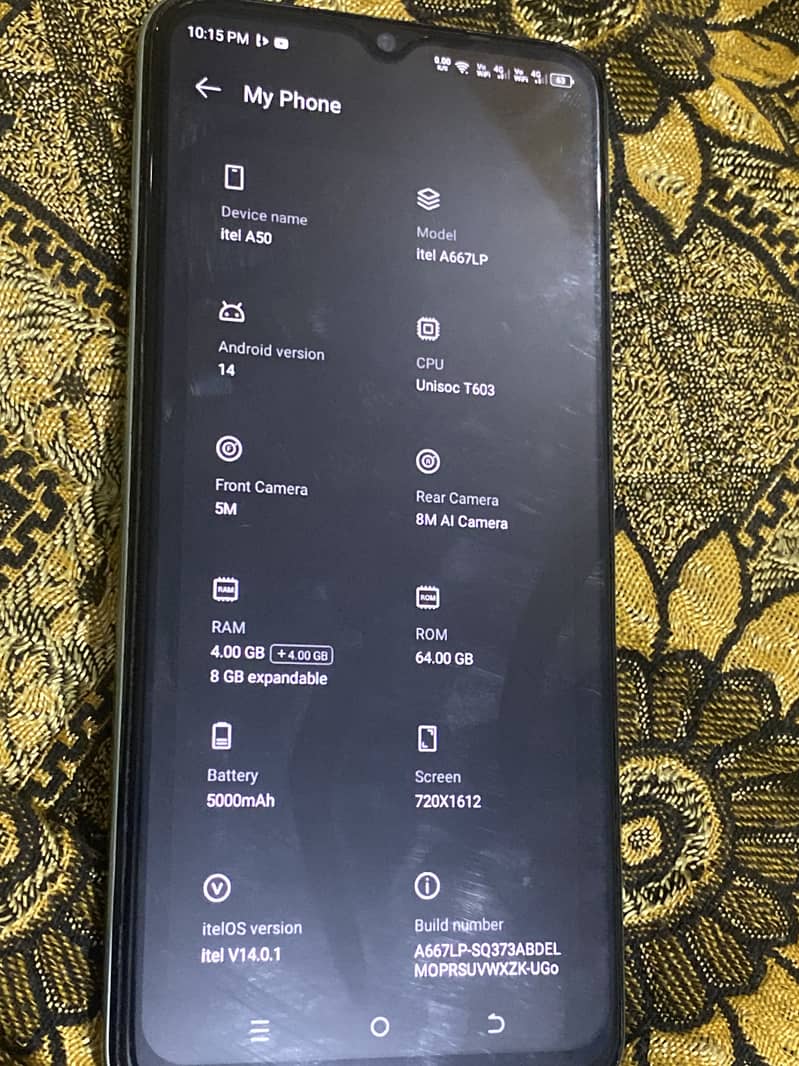 Itel A50 3