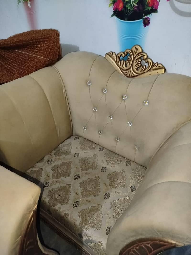 sofa set with cover's 1