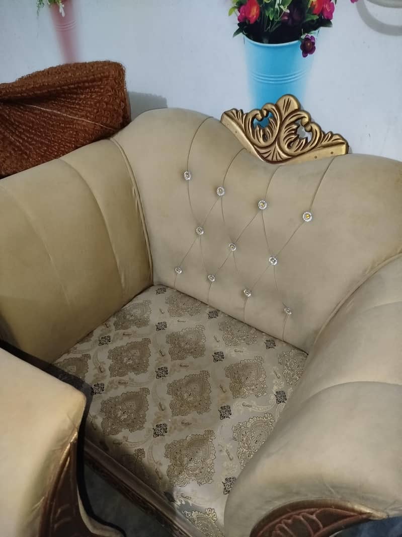 sofa set with cover's 3
