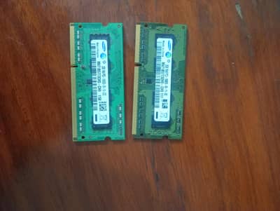 2gb+2gb laptop ram DDR3 10/10 urgent sale no bargen