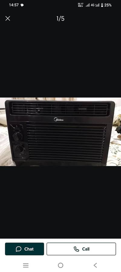 window ac half ton new condition with supply