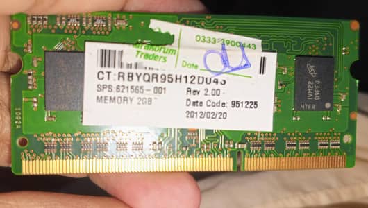 Micron 2GB DDR3 1600MHz Laptop RAM