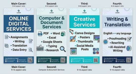 Online Services – Assignments, Writing, Translation, Data Entry