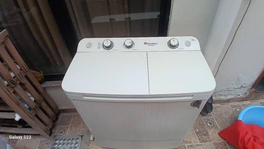 Dawlance twin tub washing machine slightly used