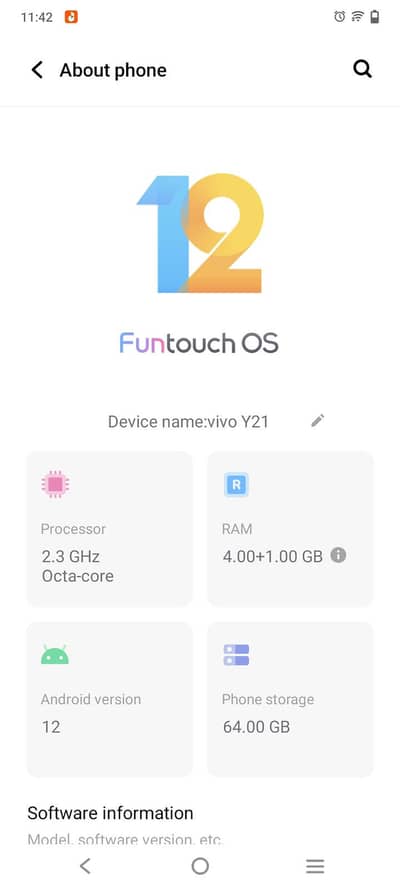 Vivo Y21