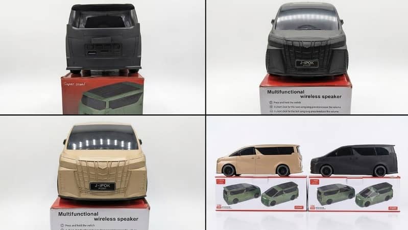 J-IPOK P559T Multifunctional Car Model Wireless Bluetooth Speaker – Super Sound High Bass