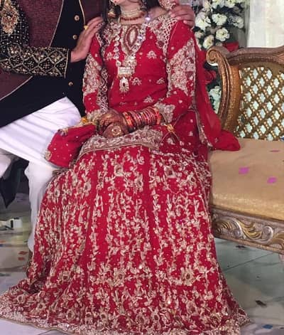 Brarat lengha/ Hand work/ pure chiffon/ excellent condition .