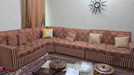 l shape 7 seater