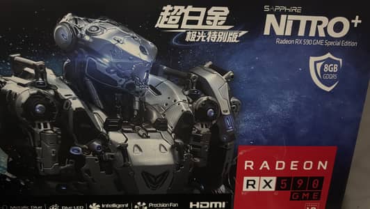 Rx 590 gme 8gb with box