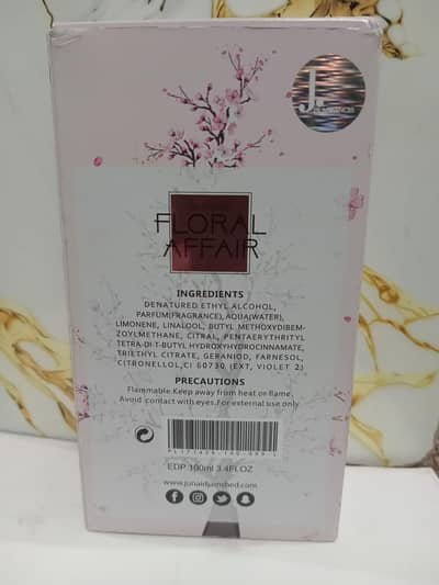 j. Floral affair 100 ml