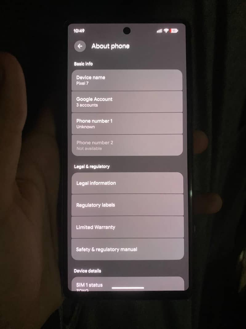 Google Pixel 7 6
