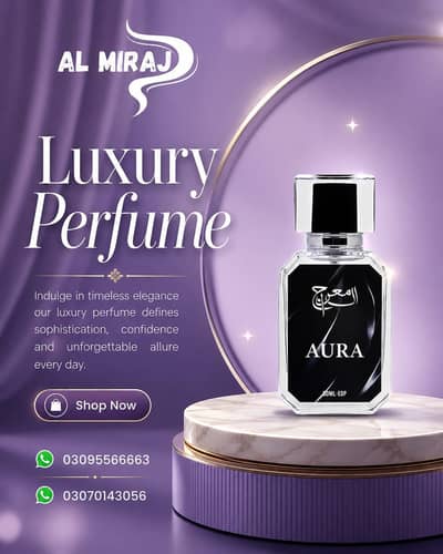 Al _Miraj  Aura Fragrance 50 Ml bottle 10 Ml tester Free Lasting 7_10