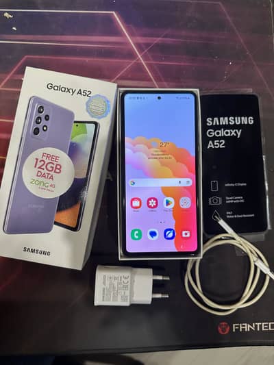 Samsung Galaxy A52 - 100% Sealed Original - Complete Box