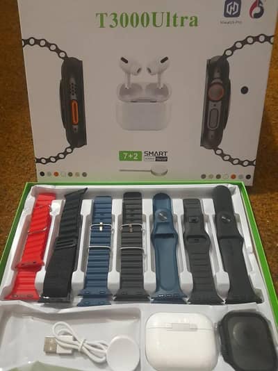 T-3000 Ultra smart watch 7+2in 1