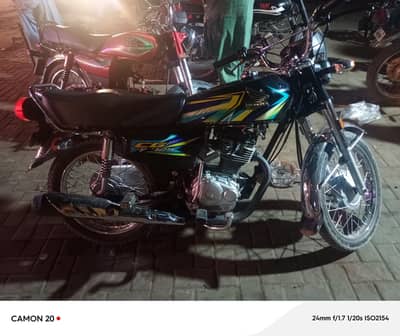 Honda CG 125 zero meter condition all papers avail