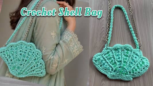Crochet handmade bag