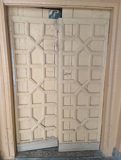 Wooden Main Door – Solid & Elegant Design