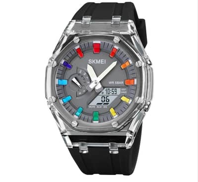 SKMEI 2100 WORLD TIME 50M WATERPROOF