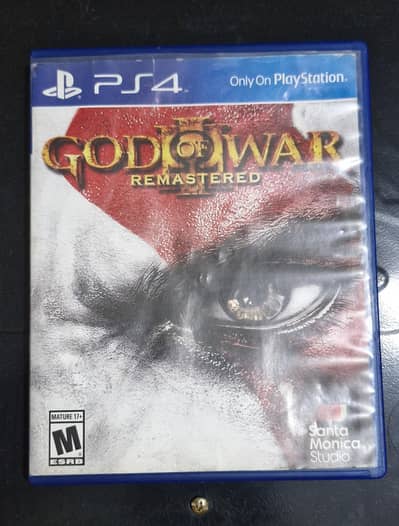 GOD OF WAR 3 REMASTERED PS4 DISK