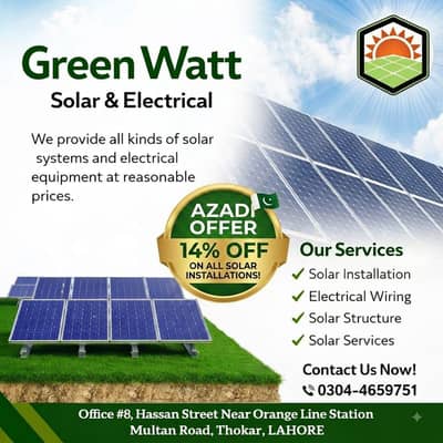 solar panel Insatallation / solar inverter / solar repairing / solar