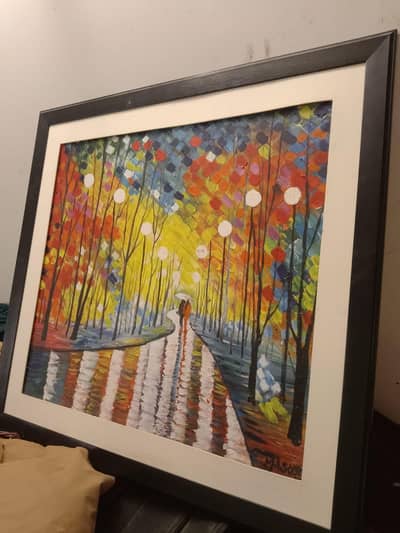 Beautiful Framed Wall Painting – Home Decoration