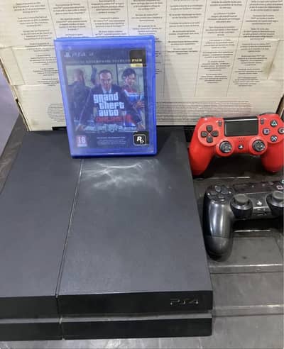 Ps4 1tb with box and GTA V