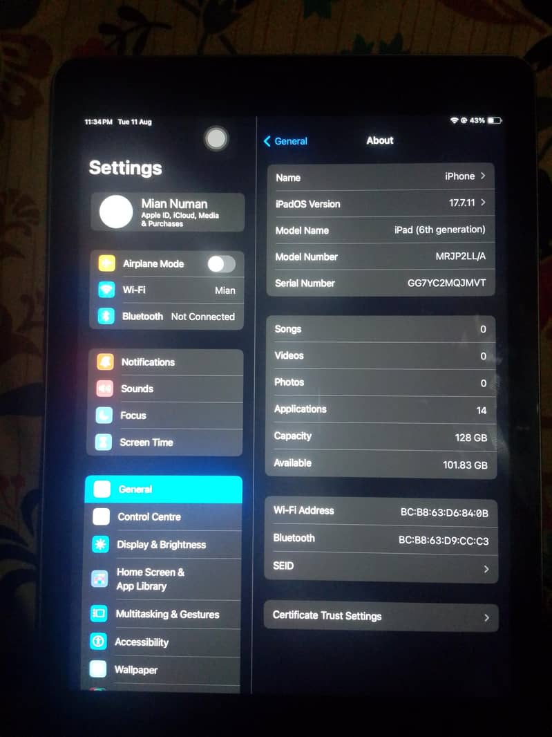 ipad 6th generation 2