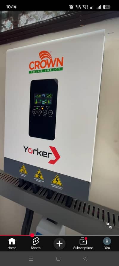 crown Yorker 3.6 kw hybrid inverter