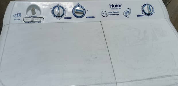 Haier HWM-100AS 10KG Twin Tub Semi Automatic Washing Machine