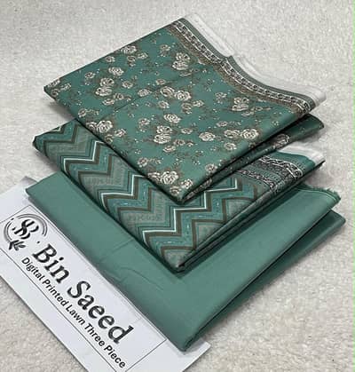 BIN SAEED LOWN 3 PIECE COLLECTION 2026
