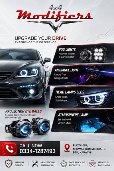 Headlight & Tail Light Upgrade,DRL Projector Custom Lights,Ambient lig