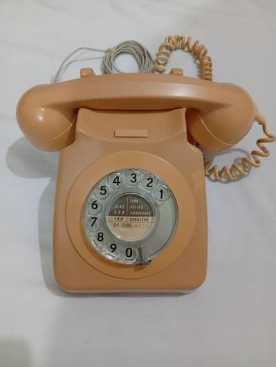 Antique Rotary Dial Telephone Set – Classic Vintage Collectible