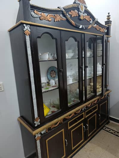 Wooden Showcase for Sale – Excellent Condition- made with heavy wood