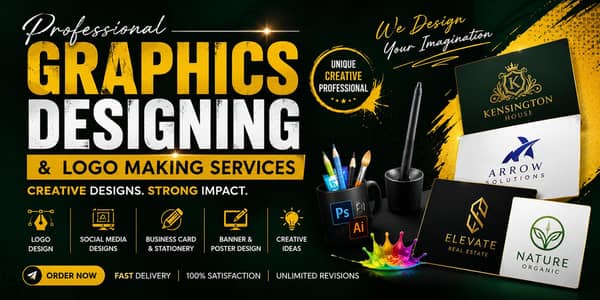 contact us to for logo making advitisiments