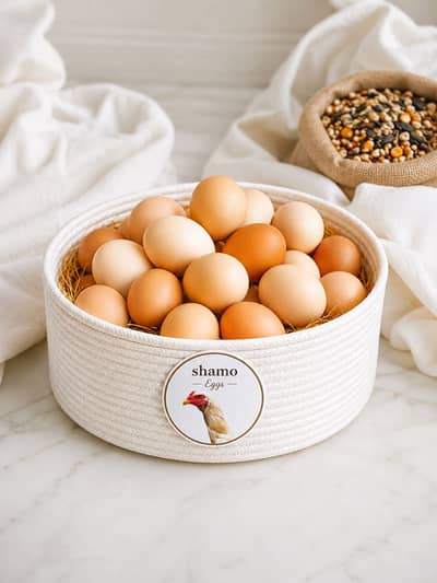 White Shamoo Fertile Eggs 