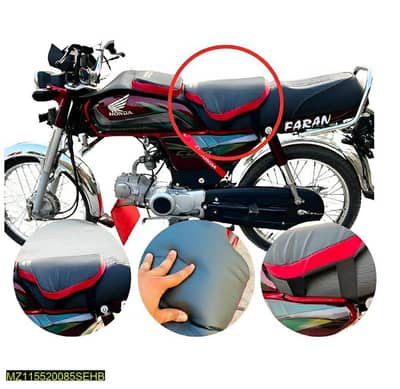 premium lether bike cushions