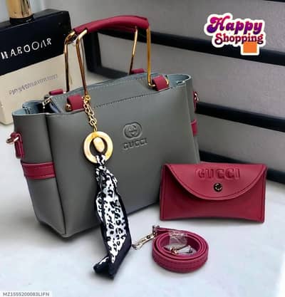  Women's Luxury Handbag Set – 3 Pieces 