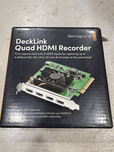BlackMagic Design Decklink Quad HDMI Recorder