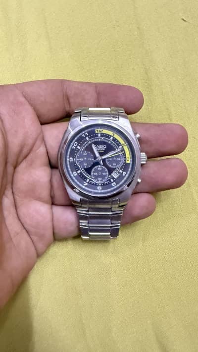 Casio Edifice EF-513D (Module 2711) quartz analog chronograph