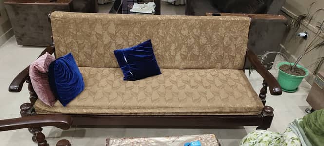 Pure Sheesham Wood Sofa