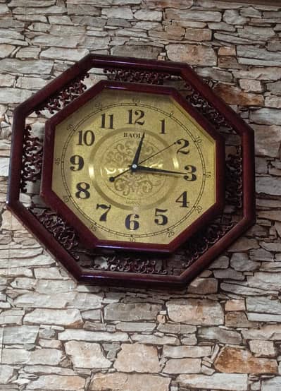 Picture Art Teddy Bear Clock Decoration piece plants hanging item Gift