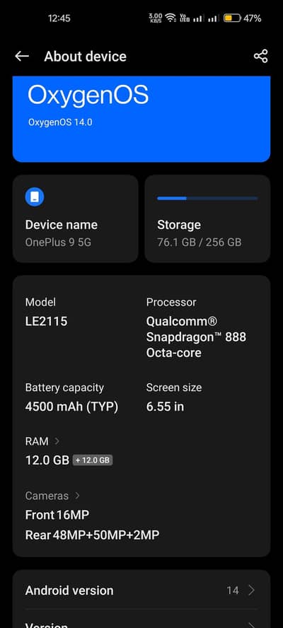 oneplus 9 5G Dual sim pta approved
