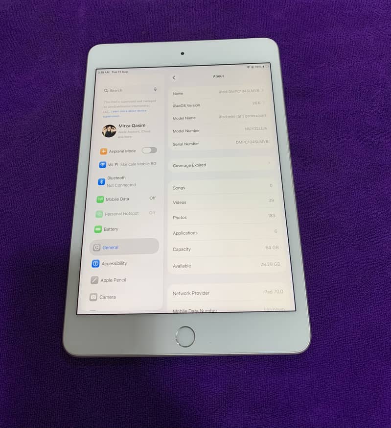 iPad Mini 5 cellular 1