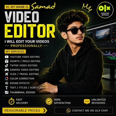 Professional Video Editor | Reels, YouTube & TikTok Video Editing