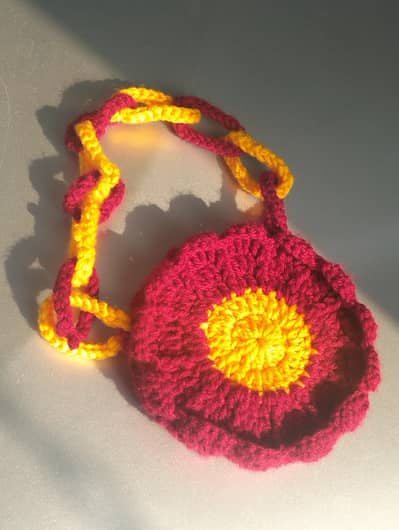 Crochet Flower bag