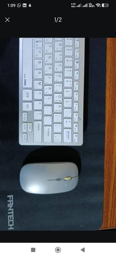 rgb Bluetooth mouse and Bluetooth keyboard